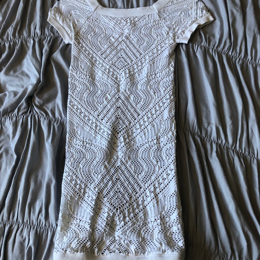 Mini white dress